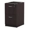 Alera 15.63 in W 2 Drawer File Cabinets, Espresso, Letter/Legal VA542822ES